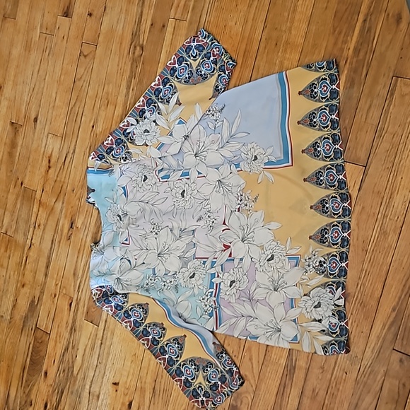 Johnny Was silk blouse large - Picture 12 of 12